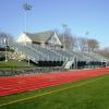 Tiger Hollow Complex, Ridgefield High School, CT - 15 row high, 182' long elevated beam design grandstand seating 1,600 
