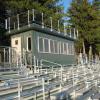 8' x 24' press box - Holy Cross College Turf Field, MA

