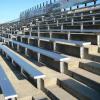 Installation of aluminum plank seating - Seekonk Speedway, MA