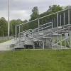 Burnt Hills-Ballston Lake HS, Burnt Hills, NY - visitor side 7 row high non-elevated bleacher
