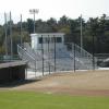 Endicott College, Beverly, MA - Softball Field, 15 row high, 36' long non-elevated beam design grandstand seating 300 people with a 8' x 18' press box
