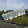 Guilford HS, Guilford, CT - 10 row high, 150' long non-elevated beam design grandstand seating 900 people

