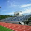 AuSable Valley HS, Clintonville, NY - 12 row high, 96' long elevated beam design grandstand seating 700 with an 8' x 24' press box
