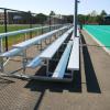 4 row high, 21' long portable bleacher
